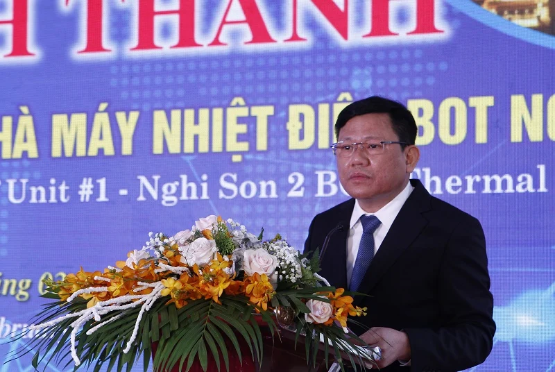 Khánh thành thương mại tổ máy số 1 Nhà máy Nhiệt điện BOT Nghi Sơn 2