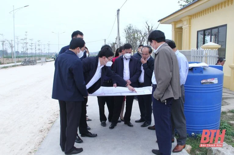 Phó Chủ tịch UBND tỉnh Mai Xuân Liêm kiểm tra tình hình đầu tư hạ tầng các cụm công nghiệp tại huyện Hoằng Hóa