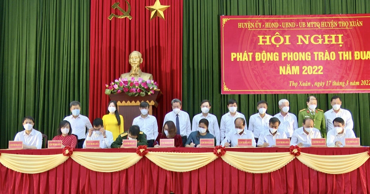 Huyện Thọ Xuân phát động phong trào thi đua năm 2022
