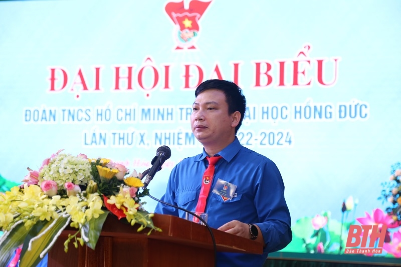 Đại hội đại biểu Đoàn TNCS Hồ Chí Minh Trường Đại học Hồng Đức lần thứ X