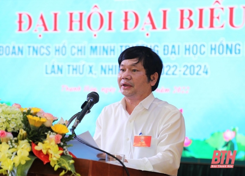 Đại hội đại biểu Đoàn TNCS Hồ Chí Minh Trường Đại học Hồng Đức lần thứ X