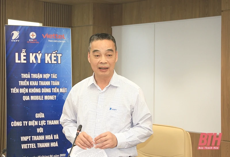 Triển khai thanh toán tiền điện không dùng tiền mặt qua Mobile Money trên địa bàn tỉnh Thanh Hóa