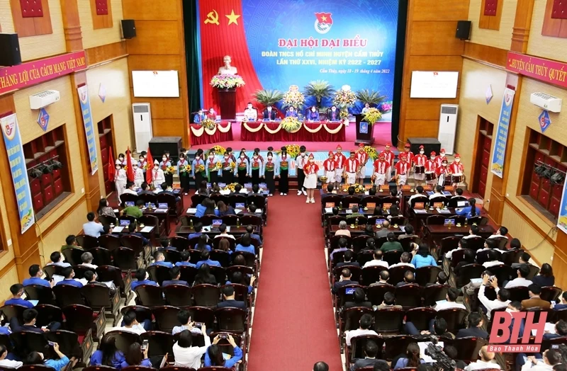 Đại hội đại biểu Đoàn TNCS Hồ Chí Minh huyện Cẩm Thủy nhiệm kỳ 2022-2027