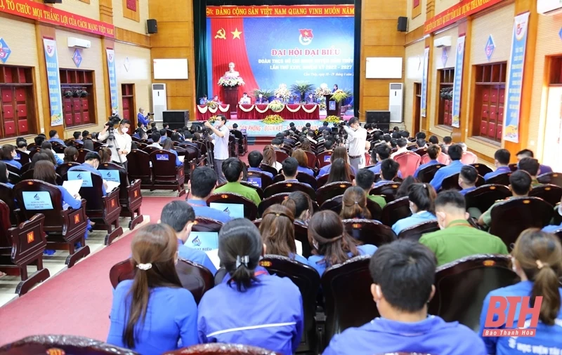 Đại hội đại biểu Đoàn TNCS Hồ Chí Minh huyện Cẩm Thủy nhiệm kỳ 2022-2027