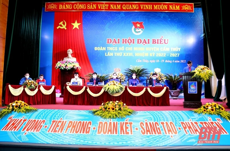 Đại hội đại biểu Đoàn TNCS Hồ Chí Minh huyện Cẩm Thủy nhiệm kỳ 2022-2027