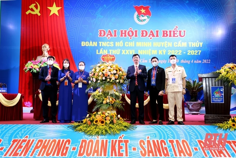 Đại hội đại biểu Đoàn TNCS Hồ Chí Minh huyện Cẩm Thủy nhiệm kỳ 2022-2027