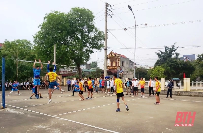Hội Nông dân huyện Triệu Sơn, Nông Cống tổ chức Giải Bóng chuyền Bông Lúa vàng