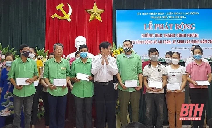 Liên đoàn Lao động TP Thanh Hoá phát động “Tháng công nhân” năm 2022