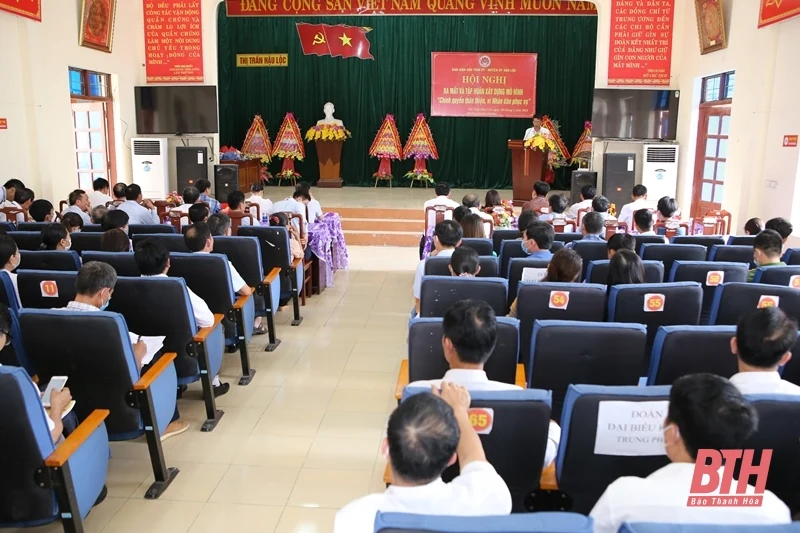 Ra mắt mô hình điểm “Chính quyền thân thiện, vì Nhân dân phục vụ” tại thị trấn Hậu Lộc