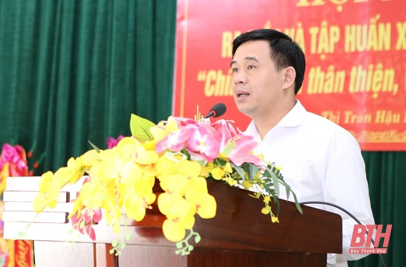 Ra mắt mô hình điểm “Chính quyền thân thiện, vì Nhân dân phục vụ” tại thị trấn Hậu Lộc