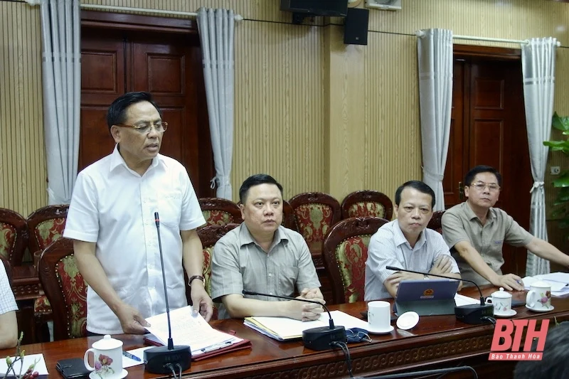 Ban Kinh tế - Ngân sách HĐND tỉnh giám sát tại huyện Hoằng Hoá