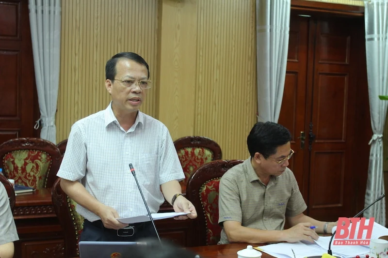 Ban Kinh tế - Ngân sách HĐND tỉnh giám sát tại huyện Hoằng Hoá