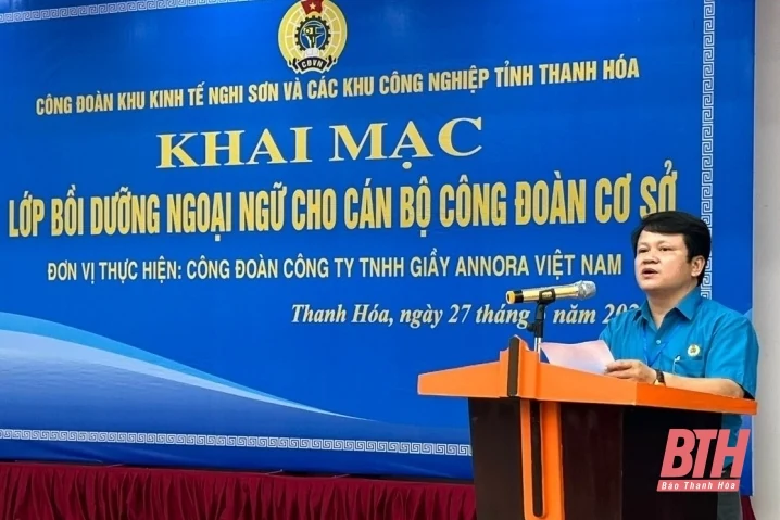 Nâng cao trình độ ngoại ngữ cho cán bộ công đoàn cơ sở Công ty TNHH Giầy Annora Việt Nam