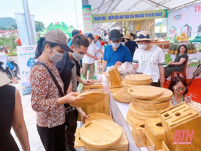 Giá trị hàng hoá tỉnh Thanh Hoá đạt gần 1 tỷ đồng tại Festival trái cây và sản phẩm OCOP Việt Nam năm 2022