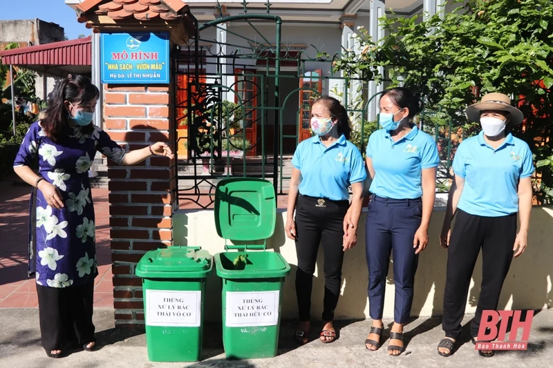 Lan tỏa mô hình “Nhà sạch - vườn mẫu”, “Nhà sạch, vườn đẹp” của phụ nữ Thanh Hóa