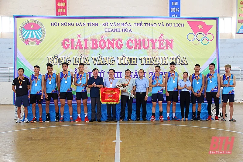 Đội nam thị xã Nghi Sơn và nữ Đông Sơn vô địch Giải bóng chuyền Bông lúa vàng tỉnh Thanh Hóa năm 2022