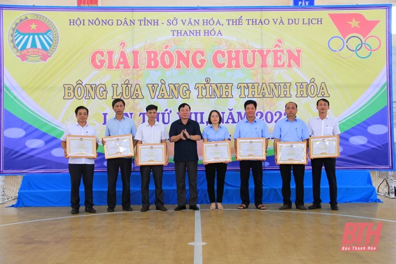Đội nam thị xã Nghi Sơn và nữ Đông Sơn vô địch Giải bóng chuyền Bông lúa vàng tỉnh Thanh Hóa năm 2022