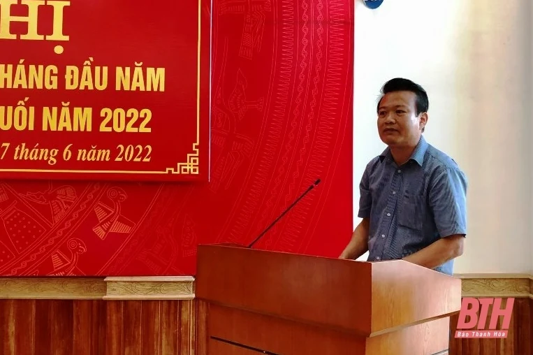 Cụm thi đua số 1, Ban Dân vận Tỉnh ủy giao ban 6 tháng đầu năm