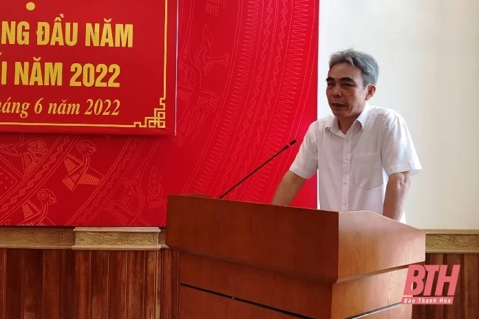 Cụm thi đua số 1, Ban Dân vận Tỉnh ủy giao ban 6 tháng đầu năm