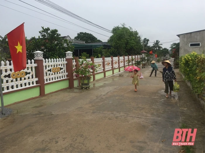 Xã Yên Thọ giữ vững và nâng cao chất lượng các tiêu chí NTM theo hướng bền vững