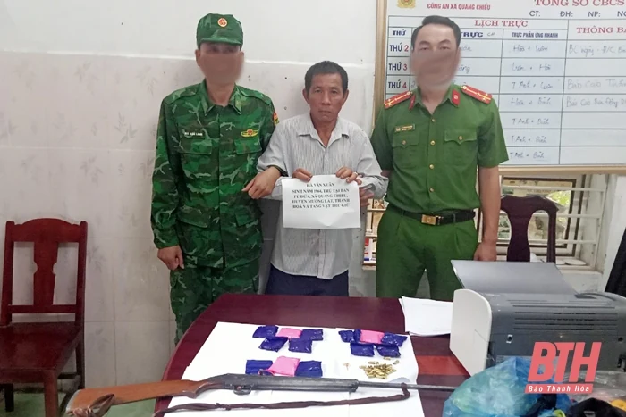 Liên tiếp bắt giữ nhiều vụ vận chuyển, tàng trữ trái phép chất ma túy, vũ khí quân dụng trên biên giới