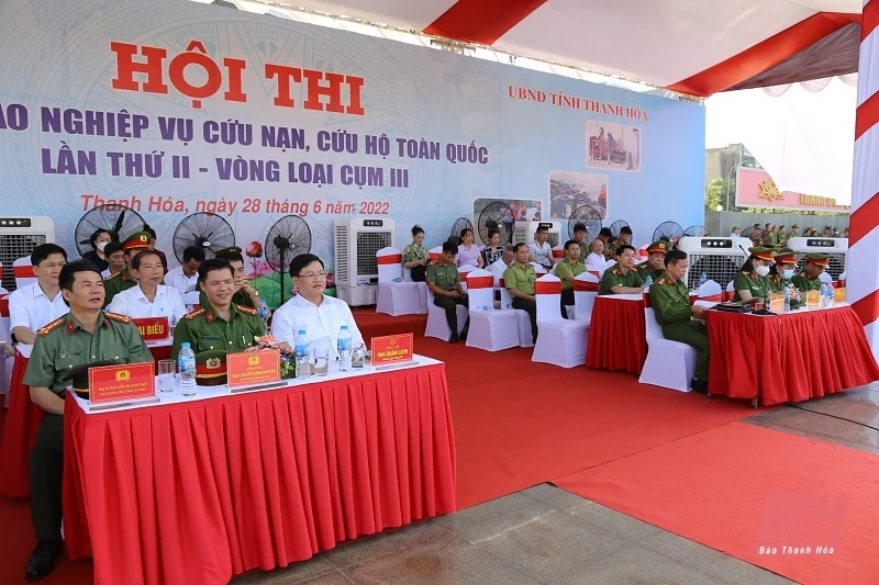 Hội thi thể thao nghiệp vụ cứu nạn, cứu hộ toàn quốc lần thứ II năm 2022 - vòng loại Cụm III tại Thanh Hóa