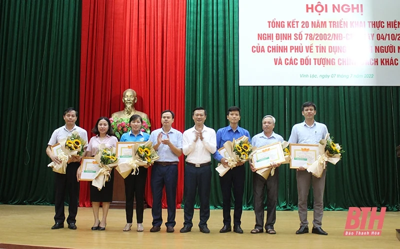 UBND huyện Vĩnh Lộc tổng kết 20 năm thực hiện Nghị định số 78 của Chính phủ