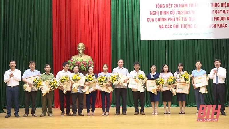 UBND huyện Vĩnh Lộc tổng kết 20 năm thực hiện Nghị định số 78 của Chính phủ