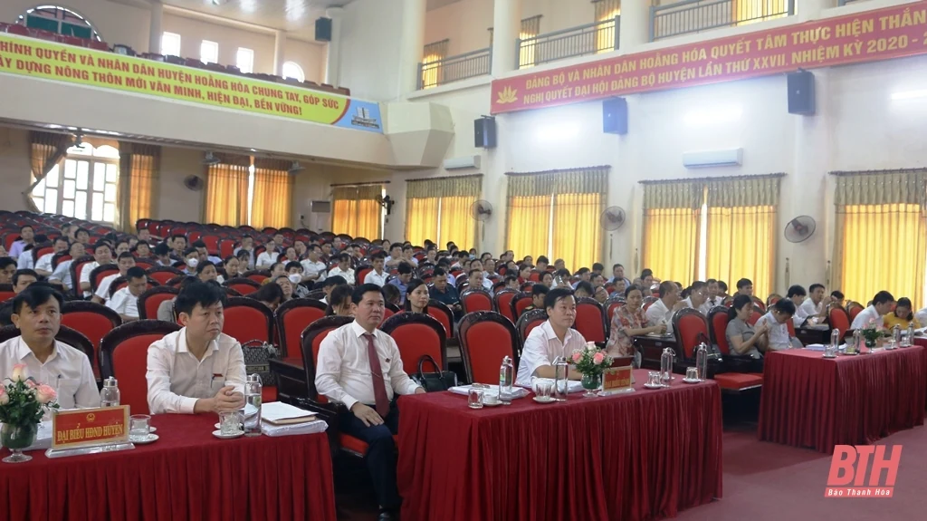 HĐND huyện Hoằng Hoá khoá XXI tổ chức kỳ họp thứ 5