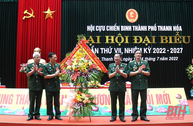 Đại hội đại biểu Hội Cựu chiến binh TP Thanh Hóa lần thứ VII