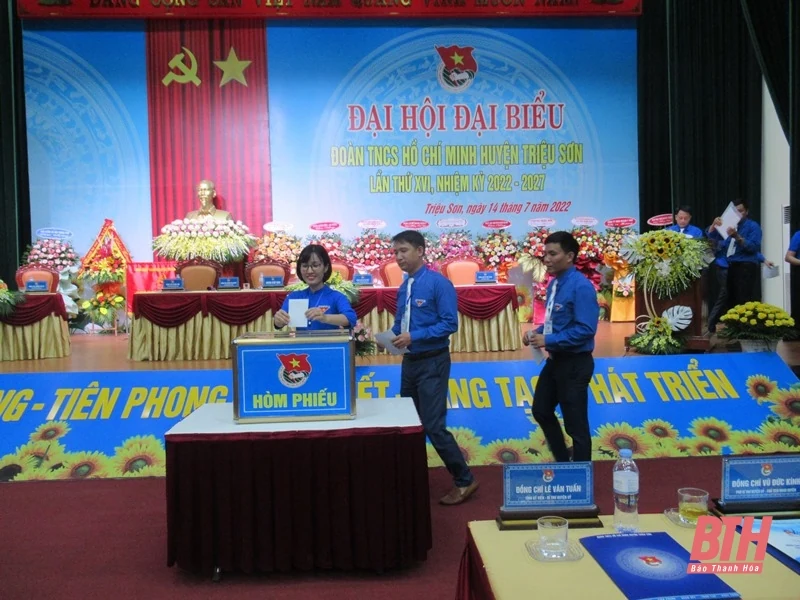 Đại hội đại biểu Đoàn Thanh niên Cộng sản Hồ Chí Minh huyện Triệu Sơn lần thứ XVI