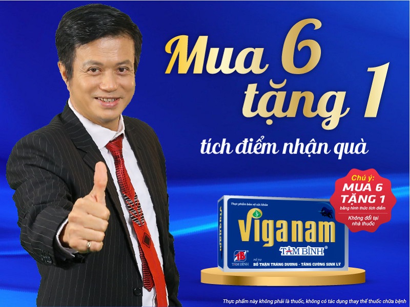 Viganam Tâm Bình: Mua 6 tặng 1, áp dụng toàn quốc