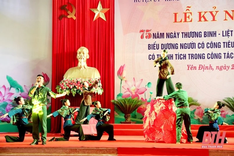 Huyện Yên Định kỷ niệm 75 năm Ngày Thương binh - Liệt sĩ