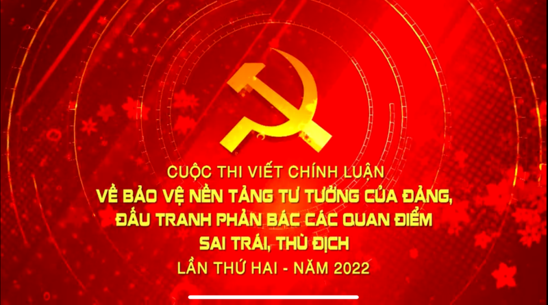 Thanh Hóa: Hơn 6.000 bài dự thi Cuộc thi viết chính luận về bảo vệ nền tảng tư tưởng của Đảng, đấu tranh phản bác các quan điểm sai trái, thù địch