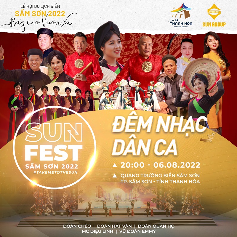 Đêm nhạc Sun Fest tôn vinh những giá trị nghệ thuật dân gian