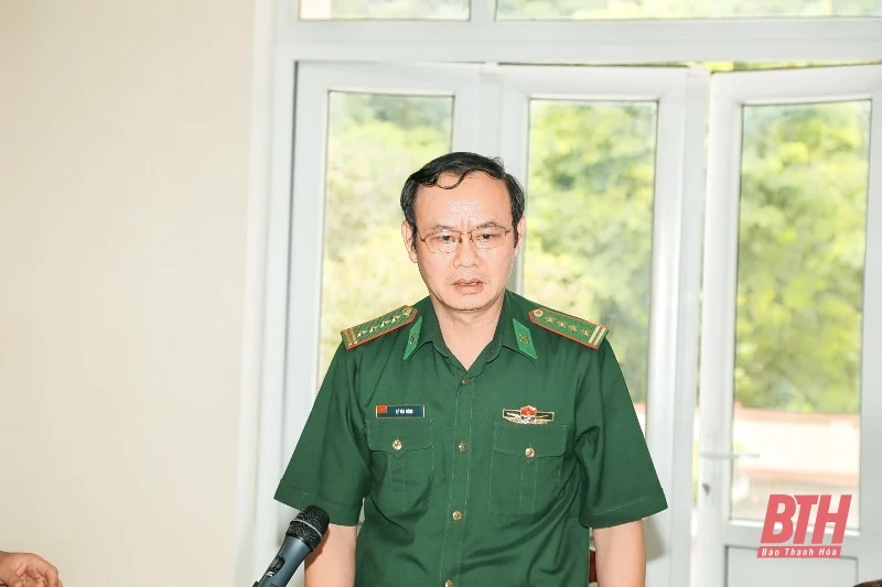 Đoàn công tác của Bộ Quốc phòng khảo sát cửa khẩu, lối mở tại tỉnh Thanh Hóa