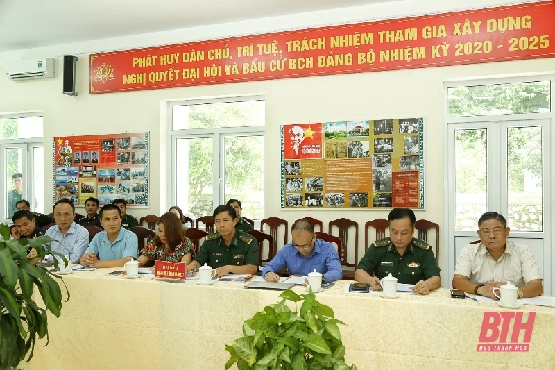 Đoàn công tác của Bộ Quốc phòng khảo sát cửa khẩu, lối mở tại tỉnh Thanh Hóa