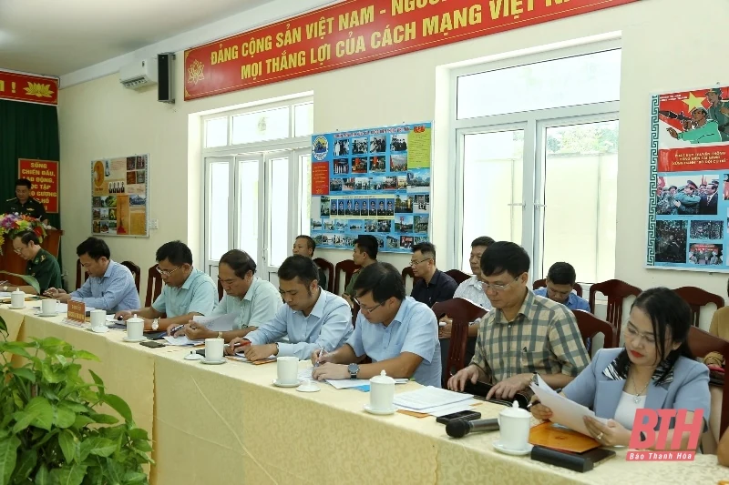 Đoàn công tác của Bộ Quốc phòng khảo sát cửa khẩu, lối mở tại tỉnh Thanh Hóa