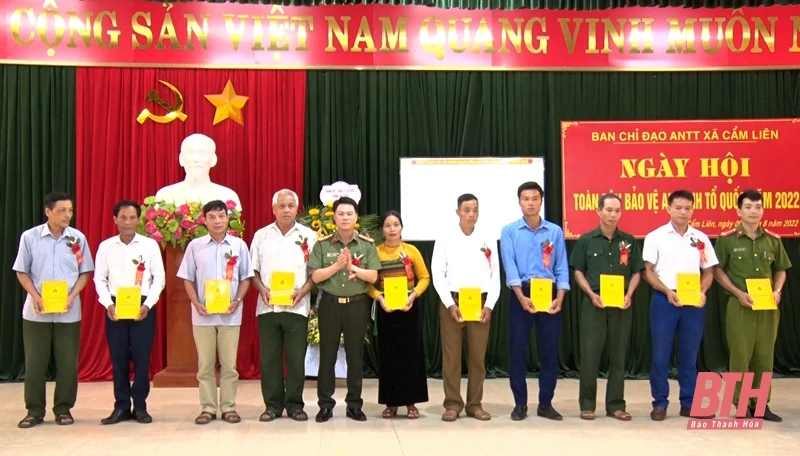 Xã Cẩm Liên (Cẩm Thủy) tổ chức “Ngày hội toàn dân bảo vệ an ninh Tổ quốc năm 2022”