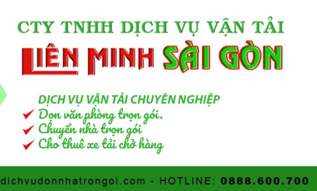 Công ty Vận tải Liên minh Sài Gòn, đơn vị chuyển văn phòng uy tín