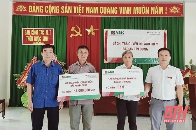 ABIC Thanh Hóa chi trả 317 triệu đồng cho khách hàng