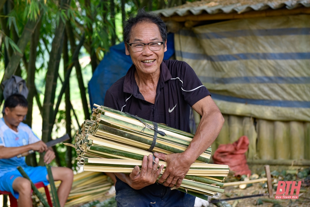 Nghề làm nan ở miền Tây xứ Thanh