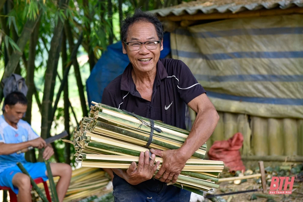 Nghề làm nan ở miền Tây xứ Thanh