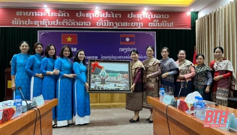 Hội LHPN tỉnh Thanh Hóa và Hội LHPN tỉnh Hủa Phăn ký kết Biên bản ghi nhớ giai đoạn 2022-2024