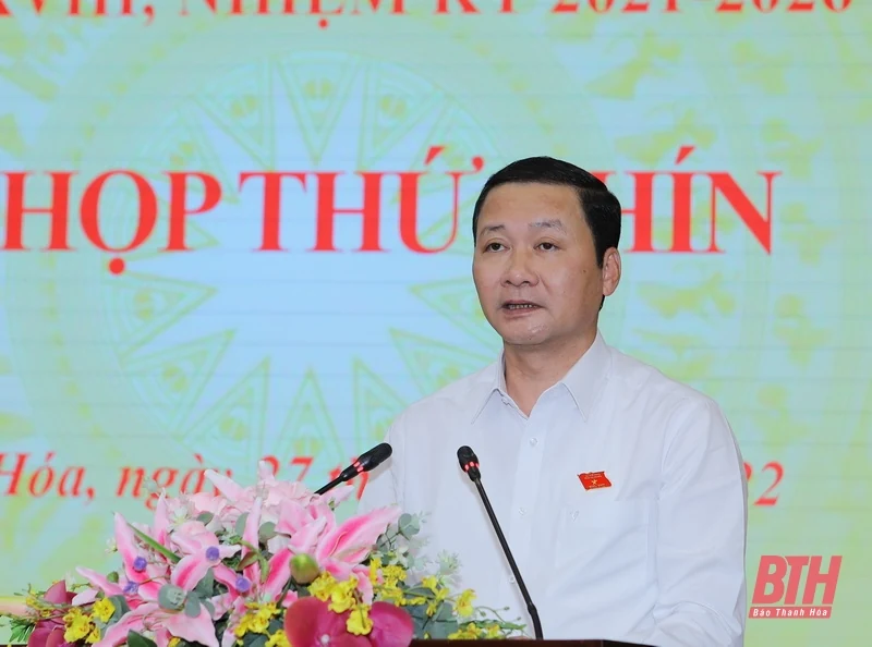 Kỳ họp thứ 9, HĐND tỉnh Thanh Hoá khóa XVIII bàn và quyết định nhiều nội dung quan trọng nhằm thúc đẩy phát triển kinh tế - xã hội
