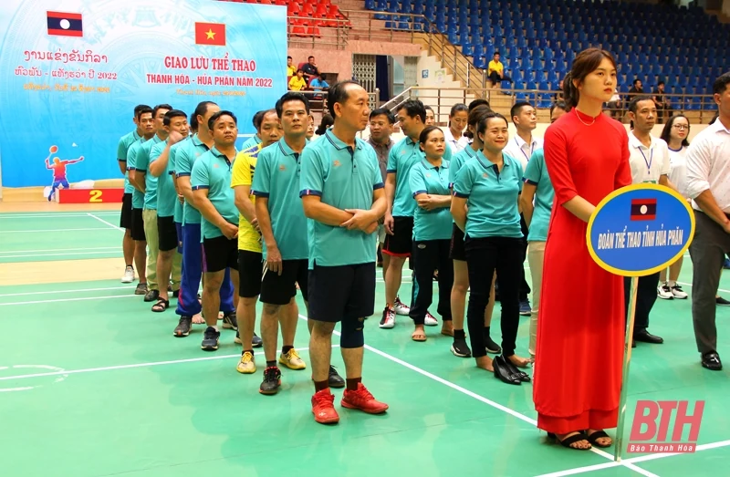 Giao lưu thi đấu thể thao Thanh Hóa - Hủa Phăn năm 2022
