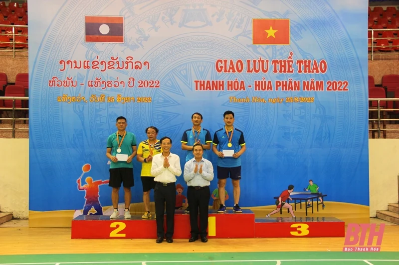 Giao lưu thi đấu thể thao Thanh Hóa - Hủa Phăn năm 2022