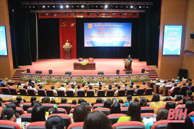 Thành phố Thanh Hóa tổng kết năm học 2021 - 2022, triển khai nhiệm vụ năm học 2022 - 2023