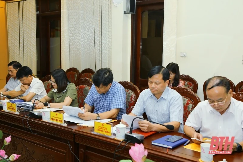 Thường trực HĐND hai tỉnh Thanh Hoá - Bắc Giang trao đổi, học tập kinh nghiệm hoạt động giám sát chuyên đề