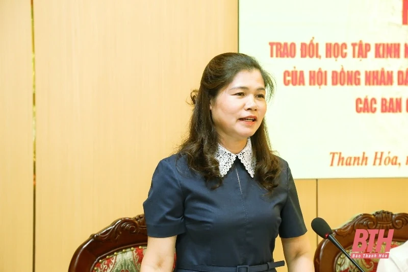 Thường trực HĐND hai tỉnh Thanh Hoá - Bắc Giang trao đổi, học tập kinh nghiệm hoạt động giám sát chuyên đề